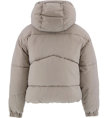 Calvin Klein Dynejakke - Kort - Mourning Dove Grey