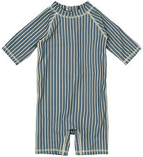 Petit Piao Badeheldragt - Blue Mirage/Off White