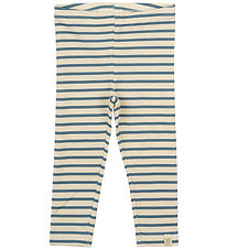 Petit Piao Leggings - Sum - Blue Mirage/Off White