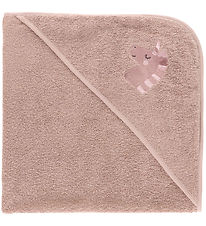 Nørgaard Madsens Babyhåndklæde - 75x75 cm - Mauve m. Enhjørning