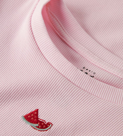 Name It T-shirt - NkfVivemma - Rib - Ballerina/Watermelon Slice