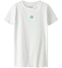 Name It T-shirt - NkfVivemma - Rib - Bright White/Striped Shell