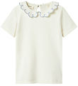 Lil Atelier T-shirt - NmfFundo Coconut Mlik/Zen Blue