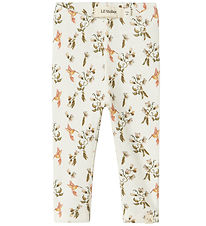 Lil Atelier Leggings - NbfLavo - Cocnut Milk /Humming Bird