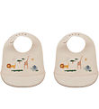 Liewood Bib - 2-Pack - Silicone - Tilda - Safari Sandy Mix