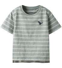 Name It T-shirt - NmmVoby - Slate Gray/Whitecap Gray