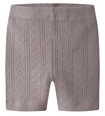 Name It Cykelshorts - NmfJsilke - Purple Dove m. Hulmønster