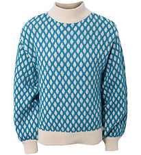 Hound Bluse - Strik - Turquoise