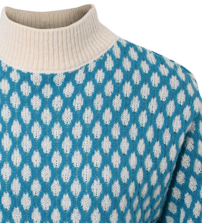 Hound Bluse - Strik - Turquoise
