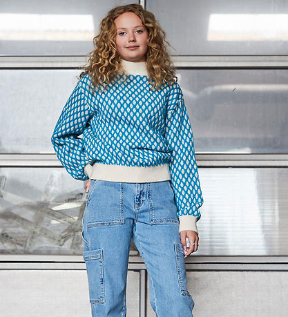 Hound Bluse - Strik - Turquoise