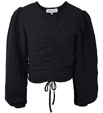 Hound Bluse - Crepe Top - Sort