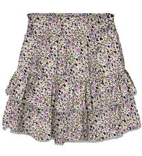 Kids Only Nederdel - KogGlow - Cloud Dancer/Ditsy Flowers