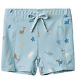 Wheat Badebukser - Ulrik - UV40+ - Soft Blue Sea Life