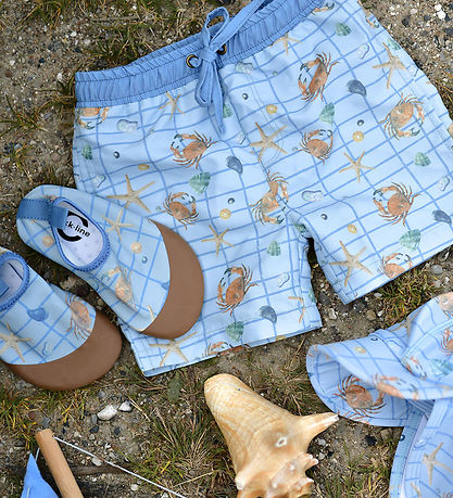 Mikk-Line Badeshorts - Faded Denim
