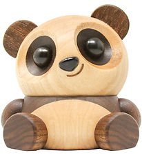 Fablewood Panda - Pom Pom - 6 cm - Naturlig