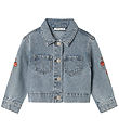 Name It Denimjakke - NmfConny - Lyseblå Denim/Rose