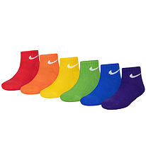 Nike Ankelstrømper - Cushioned - Dri-Fit - 6-pak - Multi