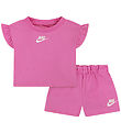 Nike Shortssæt - Top/Shorts - Playful Pink