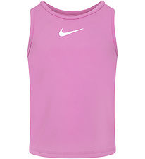 Nike Tanktop - Dri-Fit - Magic Flamingo m. Logo
