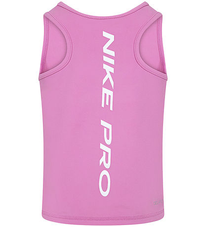 Nike Tanktop - Dri-Fit - Magic Flamingo m. Logo