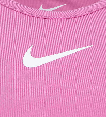 Nike Tanktop - Dri-Fit - Magic Flamingo m. Logo