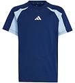 adidas Performance T-shirt - J CB T - Blå m. Logo