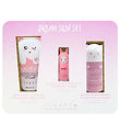 Inuwet Gavesæt - Håndcreme/Læbepomade/Ansigtsmaske - Pink