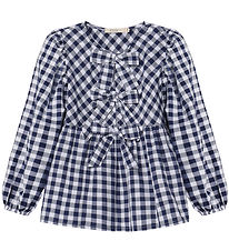Fliink Bluse - Zorro - Insignia Sandshell Check