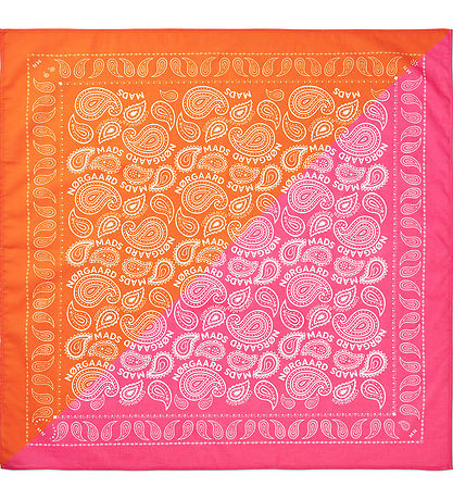 Mads Nørgaard Tørklæde - 55x55 cm - Pink/Orange
