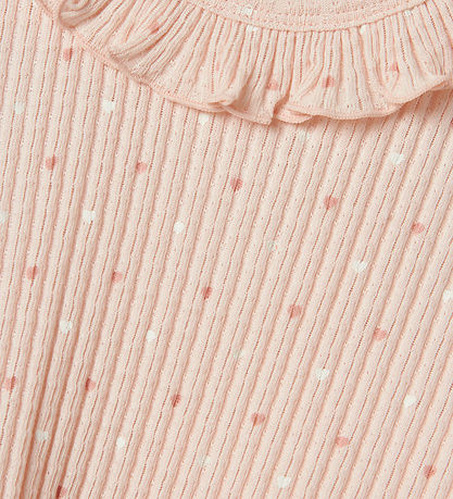 Lil' Atelier Kjole - Rib - NmfHulla - Peach Blush