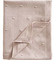 Jack o Juno Tæppe - 80x100 cm - Strik - Bubble - Dusty Pink