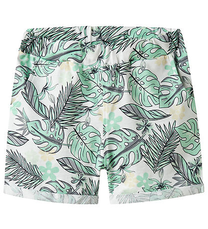 Name It Shorts - NmmValmas - Bright White m. Print