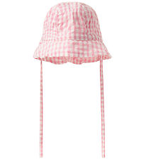Name It Sun Hat - NbfHalmi - Cameo Pink w. Checs