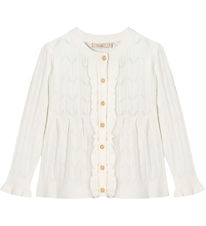 Fliink Cardigan - Strik - Sunny - Cloud Dancer