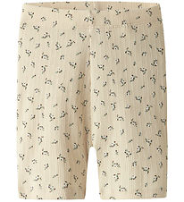 Name It Cykelshorts - Rib - NmfHoise - Sun Kiss m. Blomster