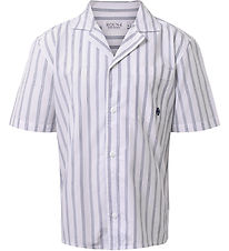Hound Skjorte - Striped - Hvid/Navy