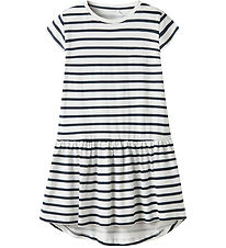 Name It Kjole - NkfVigga - Bright White/Stripe