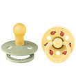 BIBS Colour Schnuller - Gr. 1 - 2er-Pack - Rund - Sage Mix