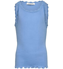 Rosemunde Top - Rib - Modal/Bomuld - Balta - Little Boy Blue