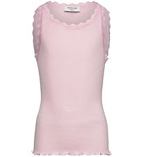 Rosemunde Top - Rib - Modal/Bomuld - Balta - Pink-a-Boo