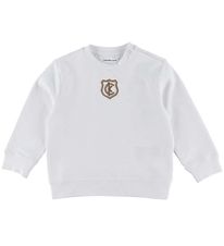 Calvin Klein Sweatshitt - Crest Logo - Bright White