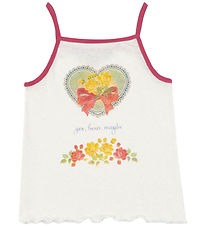 Konges Sløjd Tanktop - Era Strap - Off White/Yesbowmaybe