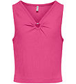 Kids Only Top - KogNessa - Rib - Fuchsia Fedora