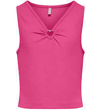 Kids Only Top - KogNessa - Rib - Fuchsia Fedora