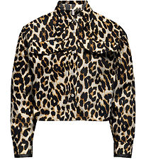 Kids Only Skjorte - Cropped - KogClara - Black/With Clara Leo