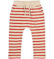 The New Siblings Bukser - Strik - TnstNat - Poppy Red Striped