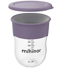 Mininor Træningskop m. Låg - Training - 220 ml - Syren
