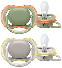 Philips Avent Sutter - 2-pak - Ultra Air - Grå/Grøn