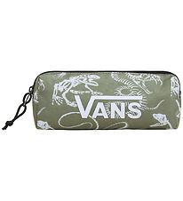 Vans Pencil Case - Old Skool Pencil Pouch - Loden - Green/White