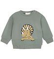 Minymo Sweatshirt - Viscose/Cotton - Sea Spray